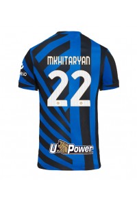 Inter Milan Henrikh Mkhitaryan #22 Jalkapallovaatteet Kotipaita 2024-25 Lyhythihainen